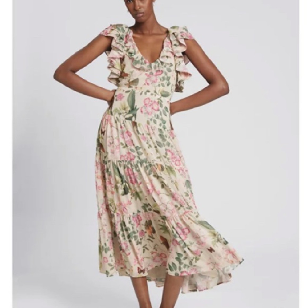 & Other Stories Los Angeles Atelier Floral Maxi Dress